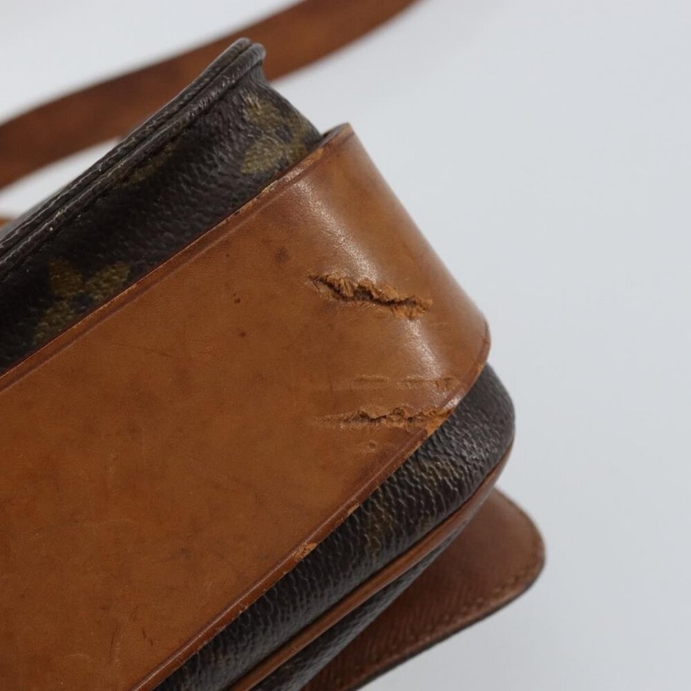 Authentic LOUIS VUITTON Monogram Cartouchiere MM Shoulder Bag M51253 LV - Picture 16 of 16